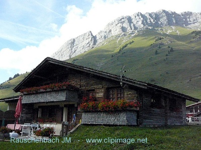 col des aravis,chalet savoyard